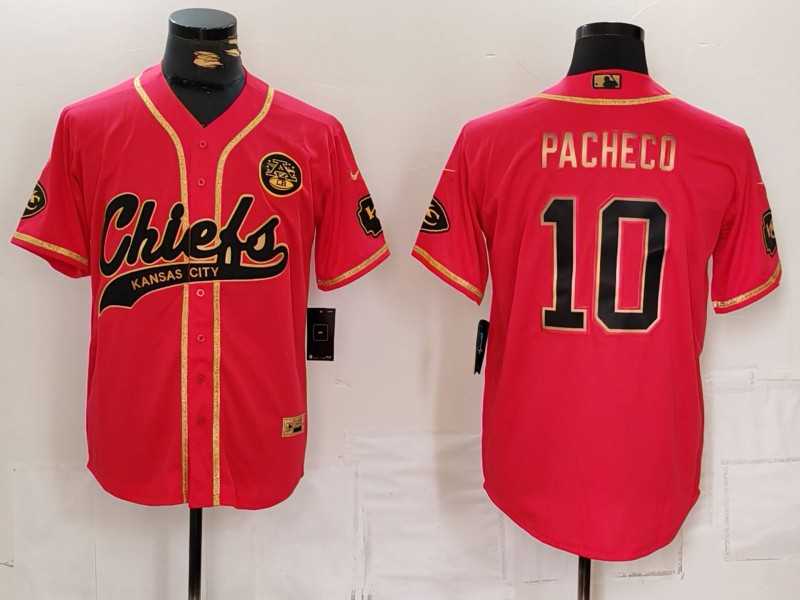 Men's Kansas City Chiefs #10 Isiah Pacheco Red Gold Cool Base Stitched Baseball Jersey,We sell and wholesale Men's Kansas City Chiefs #10 Isiah Pacheco Red Gold Cool Base Stitched Baseball Jersey on line form chian!